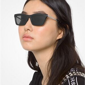 Michael Kors White Frame Stowe Sunglasses